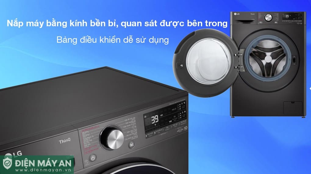 Máy giặt sấy LG Inverter giặt 12 kg - sấy 7 kg FV1412H3BA